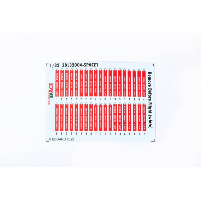 1/32 Remove Before Flight (white) SPACE