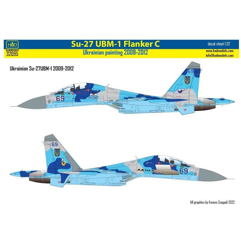 1/32 Su-27UBM-1 Flanker C Ukraine 2009-2012
