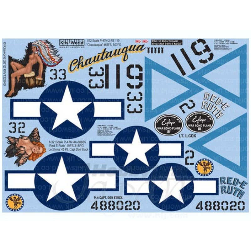 1/32 U.S.Army P-47N Thunderbolt Chautauqua & Red E Ruth