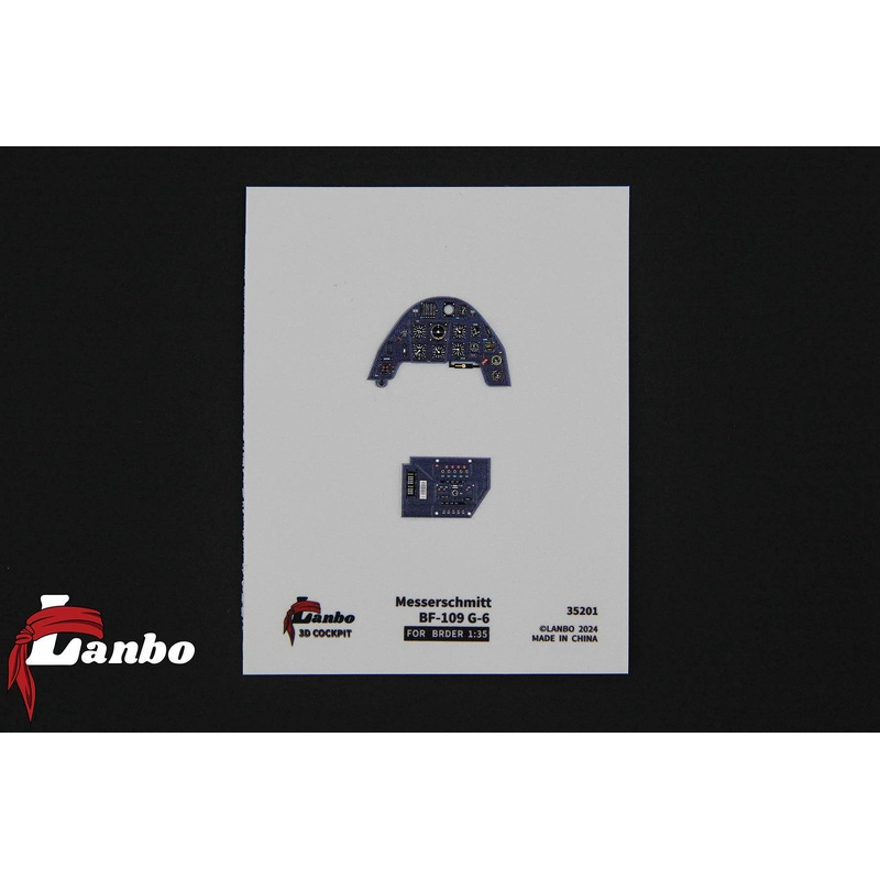 1/35 Bf109G-6 3D interior decal