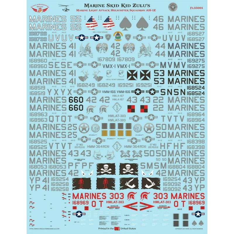 1/35 Marine Skid Kid Zulus AH-1Z