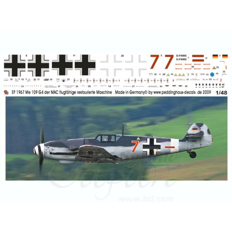 1/48 Bf109 G4 MAC Restored Aircraft