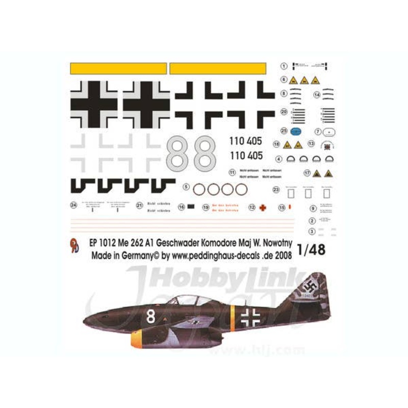 1/48 Me 262A1 Maj. Walter Nowotny