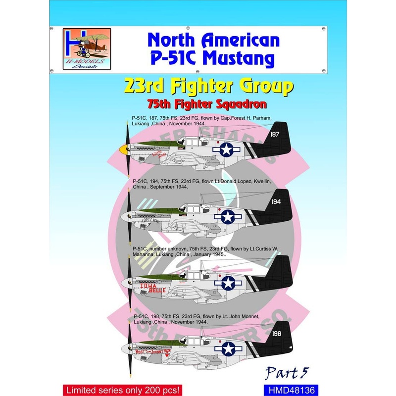 1/48 P-51C 23rd Fighter Group, Pt.5