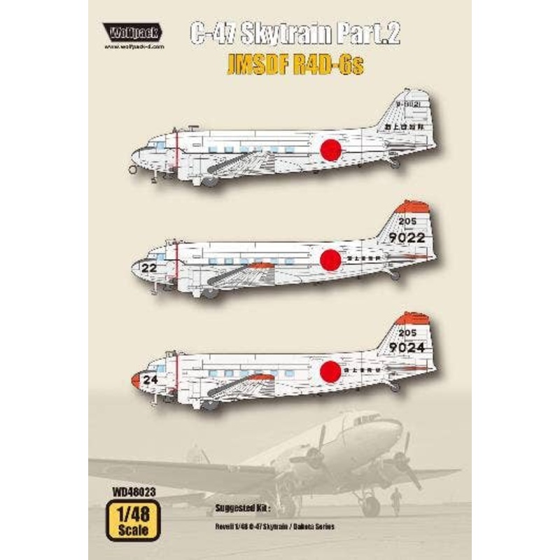 C-47 Skytrain Part 2 Maritime Self-Defense force R4D-6s (for 1/48 Revell)