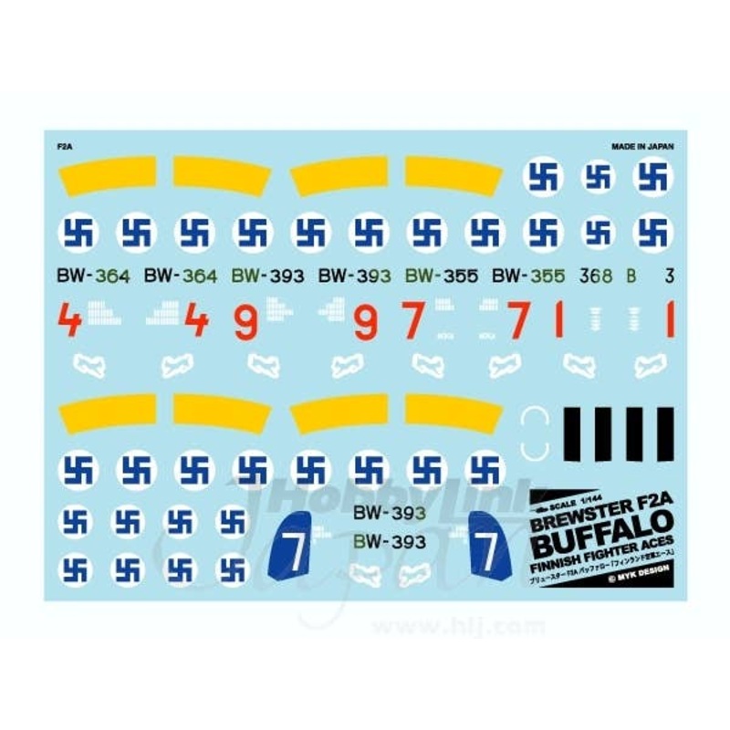 1/144 Brewster F2A Buffalo Finnish Fighter Aces
