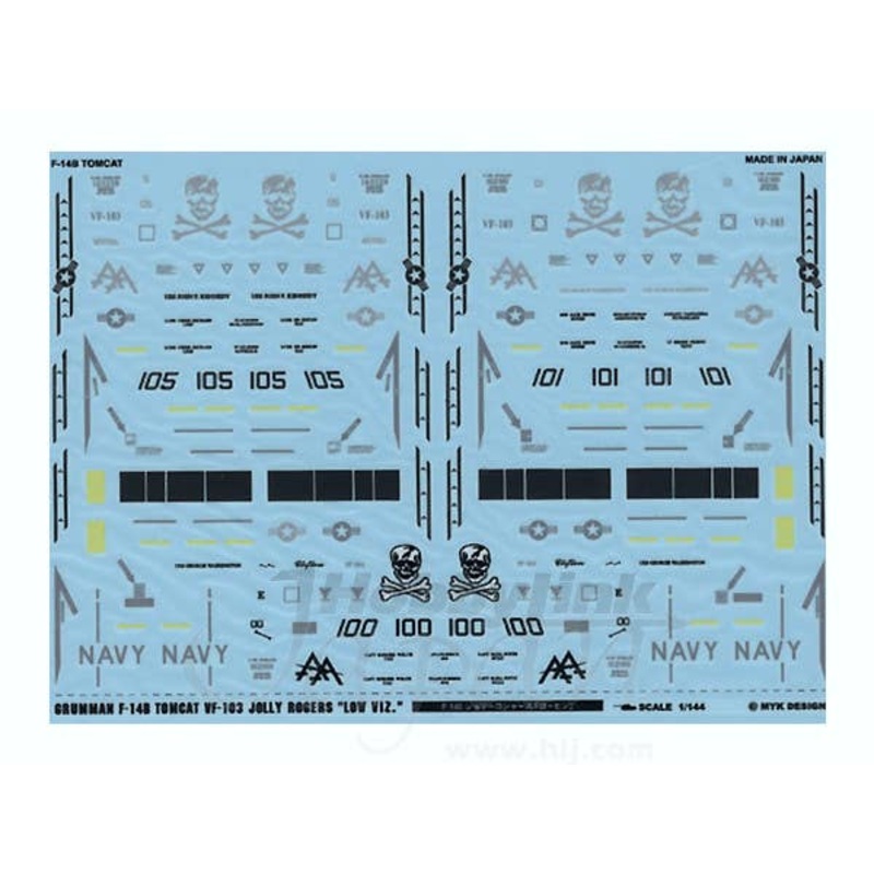 1/144 F-14B Jolly Rogers Low Visibility