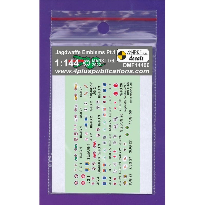 1/144 Jagdwaffe Emblems, Pt.1