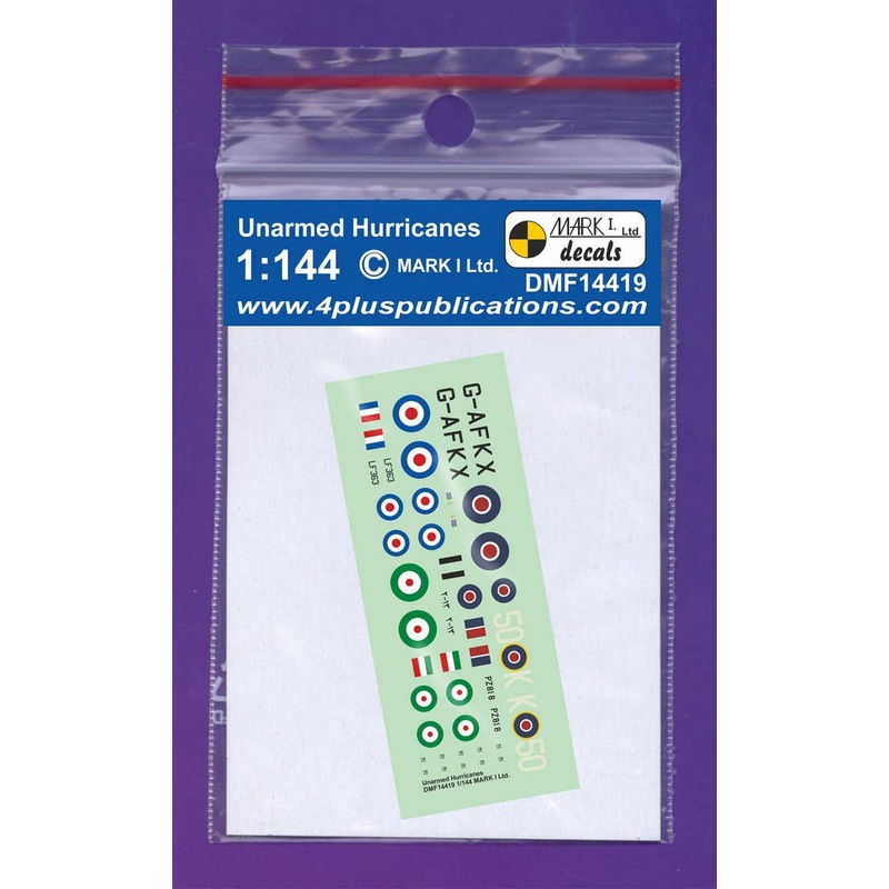 1/144 Unarmed Hurricane Decals