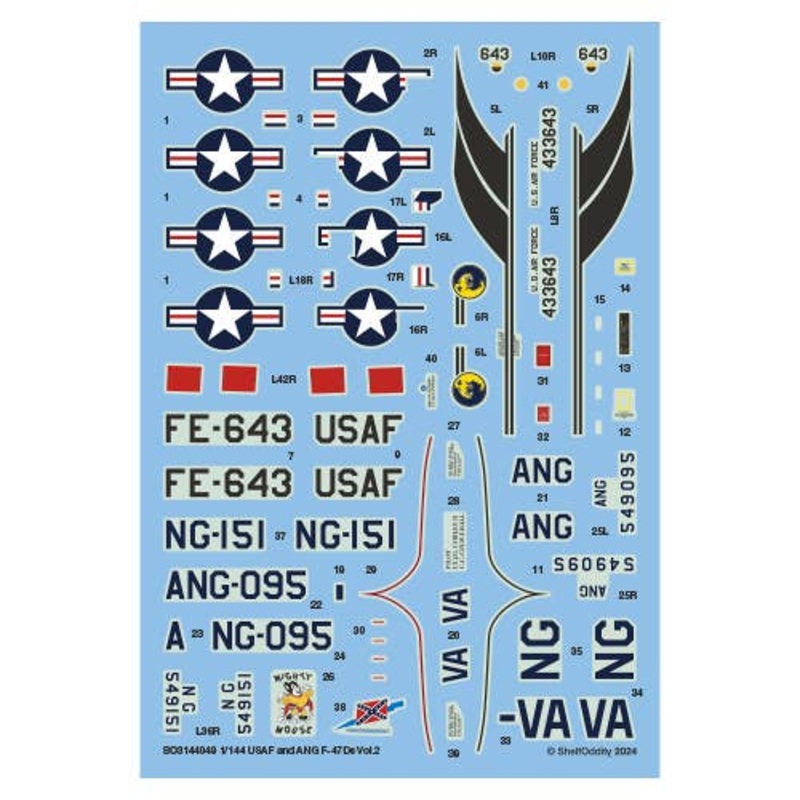 1/144 USAF and ANG F-47Ds Vol.2