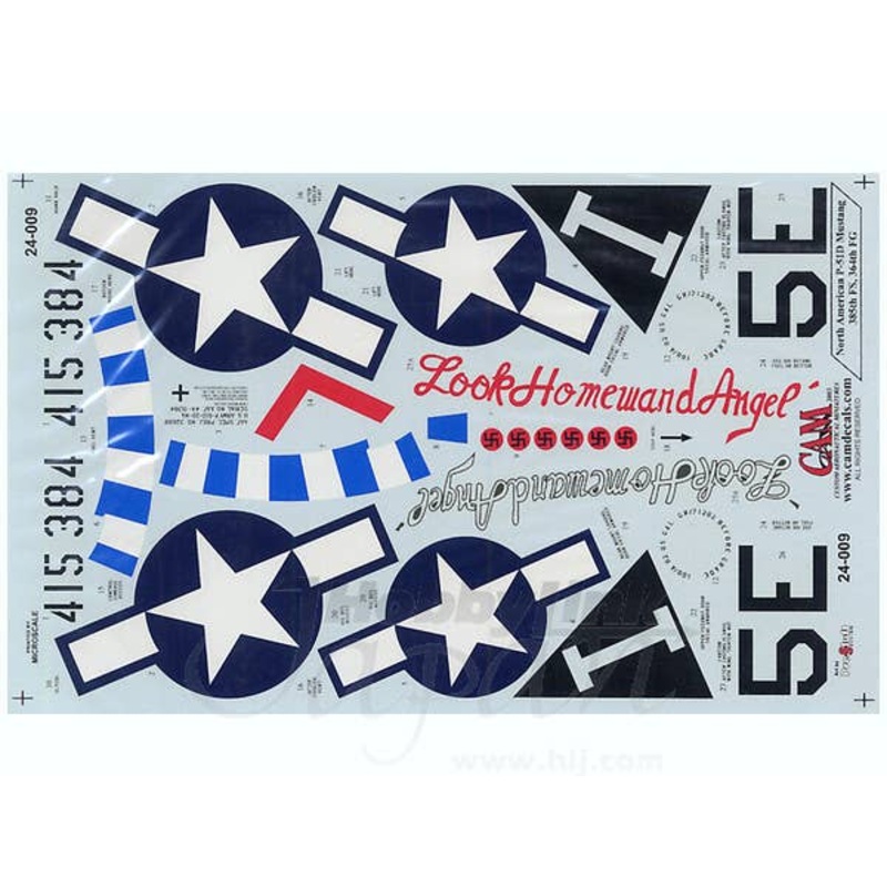 1/24 P-51D Mustang Look Homeward Angel