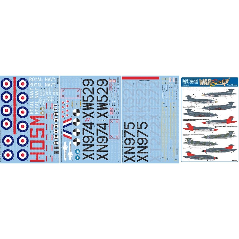 1/32 Buccaneer S. Mk.2 Mk.2A Mk.2B Decal Set