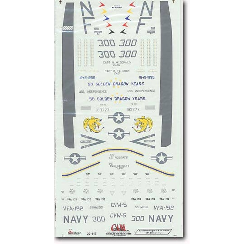 1/32 F/A-18C Hornet VFA-192 Golden Dragons