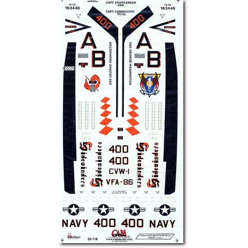 1/32 F/A-18C Hornet VFA-86 Sidewinders
