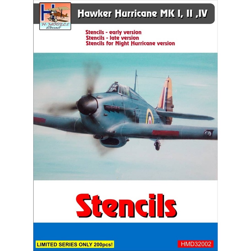 1/32 Hawker Hurricane MK I, II, IV