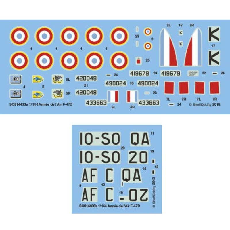 1/144 Armee De L'Air F-47Ds