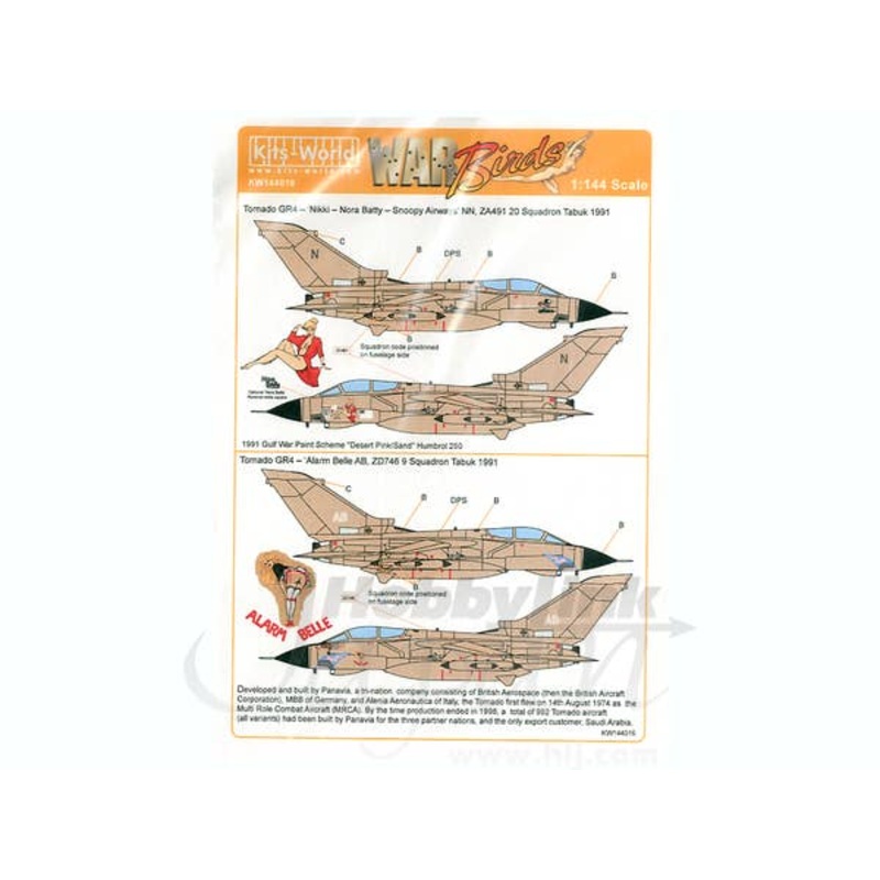 1/144 British Army Panavia - Tornado GR.1 Decal Set 2