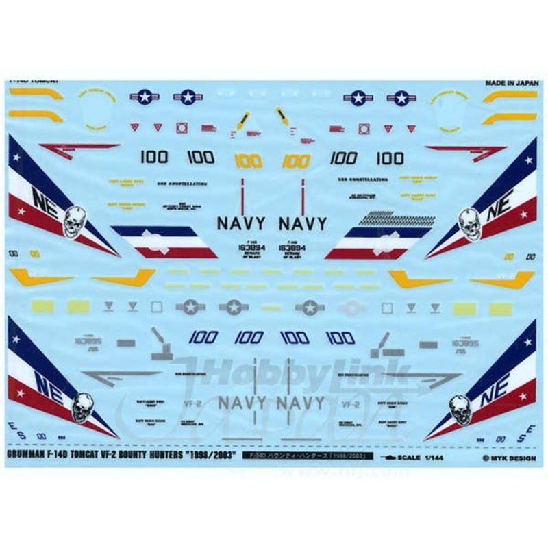 1/144 F-14D Bounty Hunters 1998/2003