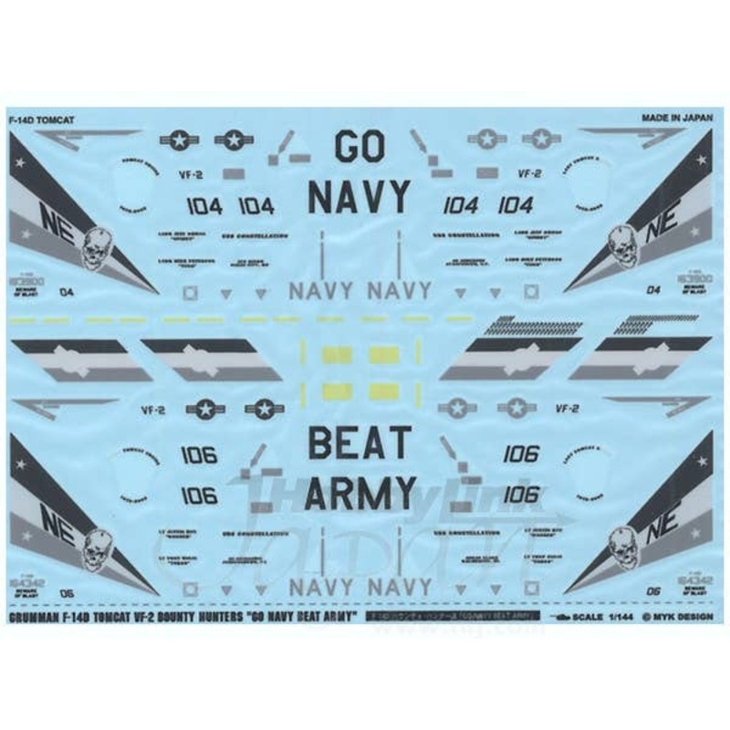 1/144 F-14D Bounty Hunters Go Navy Beat Army