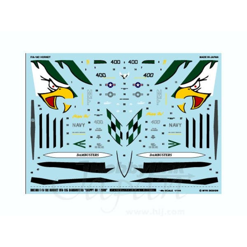 1/144 F/A-18C VFA-195 Dambusters Chippy Ho! 2009
