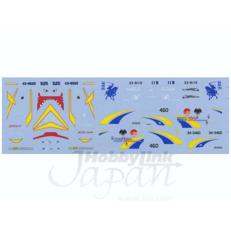 1/144 JASDF 50th Anniversary Logo F-2 F-2B E-2C