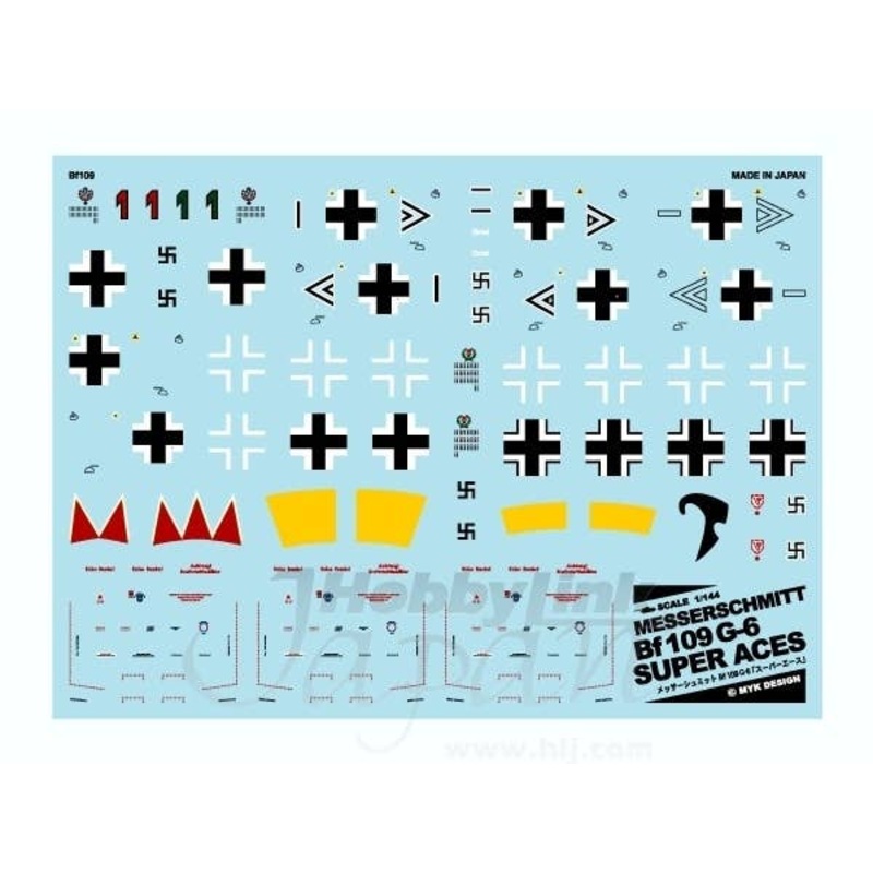 1/144 Messerschmitt Bf109G-6 Super Aces