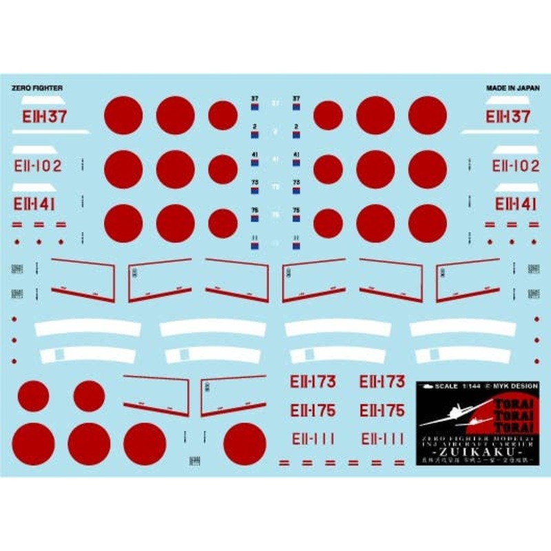 1/144 Mitsubishi A6M2b Zero Fighter Model 21 TORA! TORA! TORA! IJN Aircraft Carrier -Zuikaku-