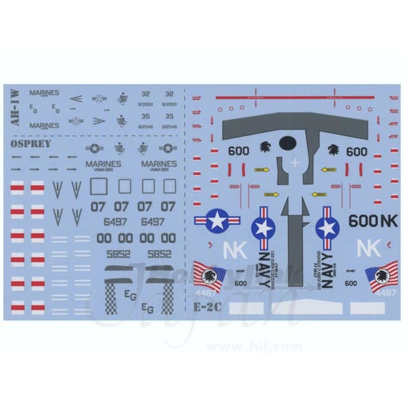 1/144 Osprey & AH-1W & E-2C Iraqi Set