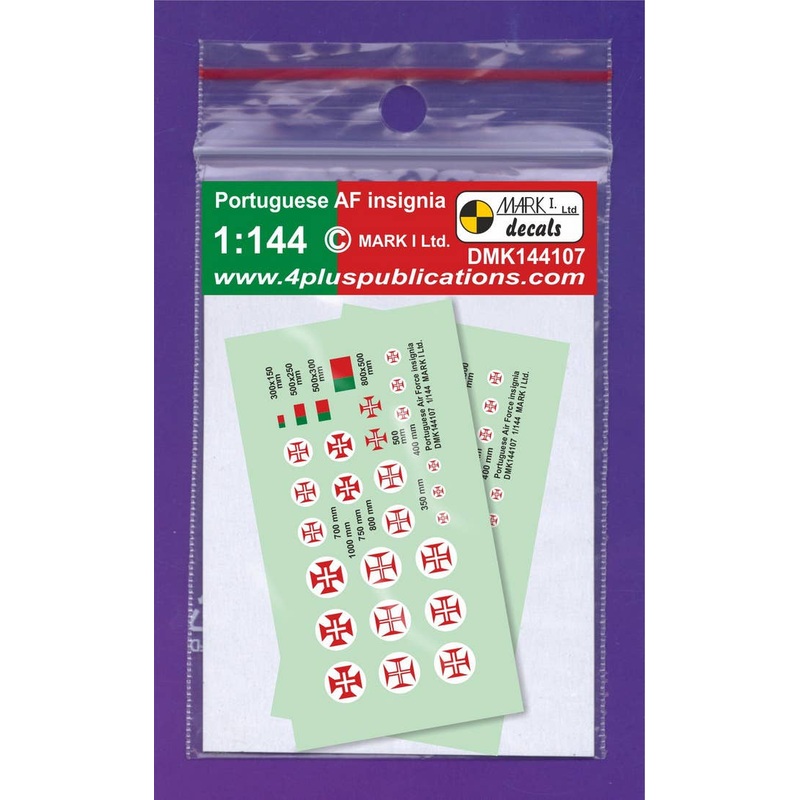 1/144 Portuguese AF Insignia, 2 sets