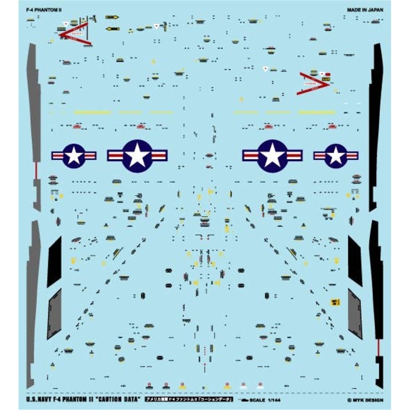 1/144 U.S. Navy F-4 Phantom II "Caution Data"