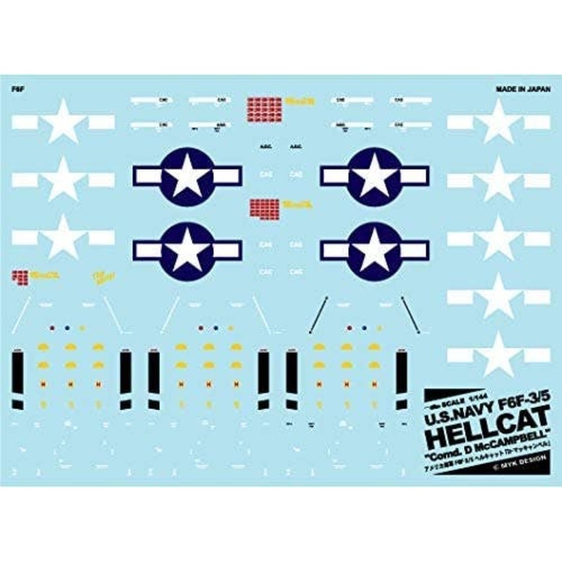 1/144 US Navy F6F-3 / 5 Hellcat "D. Mccampbell"