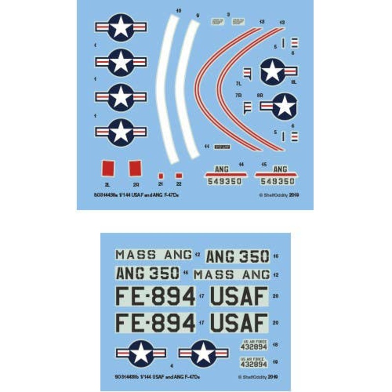 1/144 USAF and ANG F-47Ds