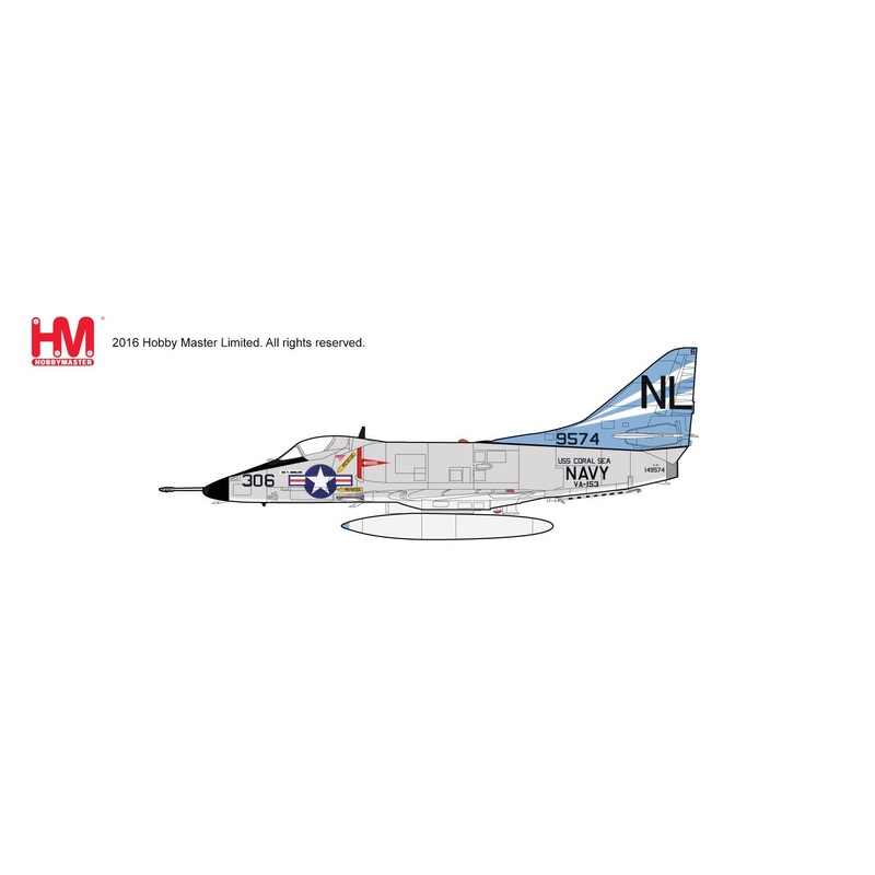1/72 Douglas A-4C Skyhawk (BuNo 149574, VA-153, USS Coral Sea, 1960s)
