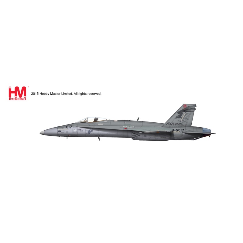 1/72 F/A-18C Hornet Swiss Air Force J-5017, 17 Staffel "Falcons"