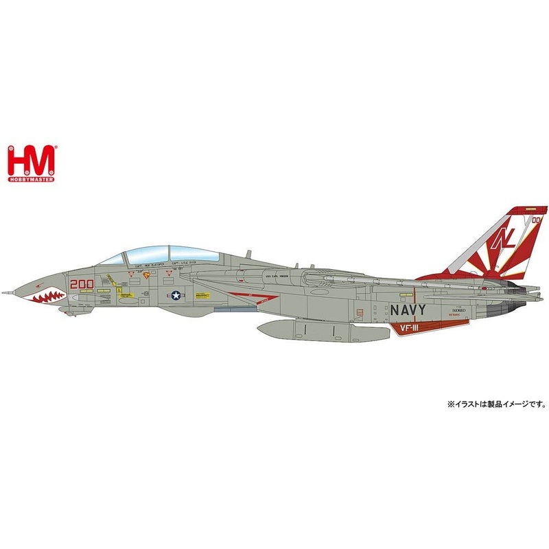 1/72 Grumman F-14A Tomcat Super CAG 160660, VF-111 Sundowners, USS Carl Vinson,1986