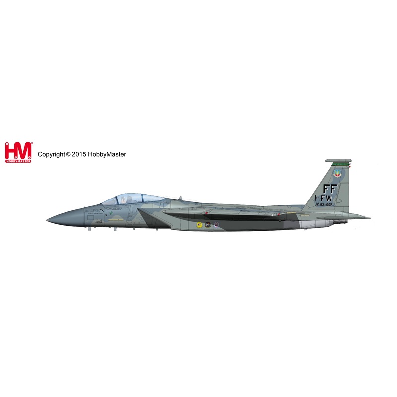 1/72 McDonnell Douglas F-15C Eagle AF 83-0017/FF 1st FW Langley AFB Virginia July 2004
