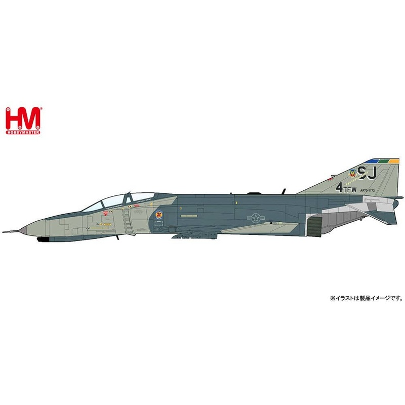1/72 McDonnell Douglas F-4E Phantom II73-1172, 4th TFW Wing CO, 1990