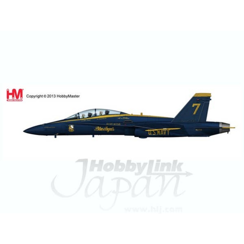 1/72 McDonnell Douglas F/A-18B Blue Angels #7 US Navy 2011