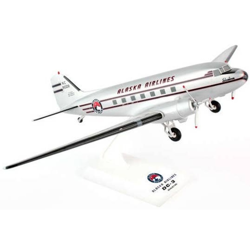 1/80 DC-3 Alaska Airlines DC-3 (With Gear)