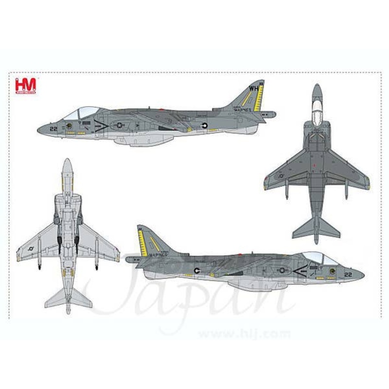1/72 AV-8B Harrier US Marines VMA-542 Tigers