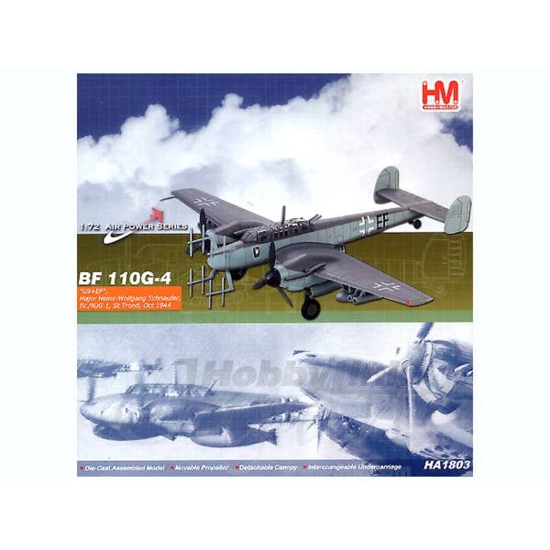 1/72 Bf110G-4 G9+EF Maj. Schnaufer 1944