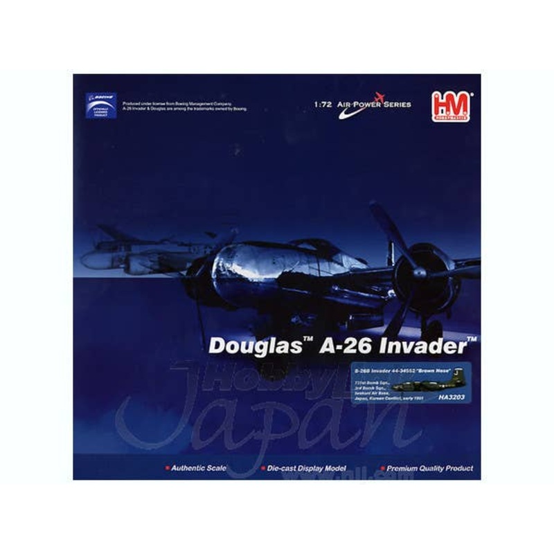 1/72 Douglas B-26B Invader Brown Nose 731st Bomb Sqn, Iwakuni, Korean Conflict 1951