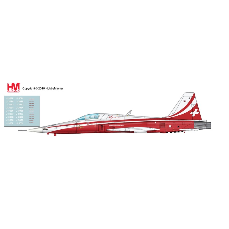 1/72 F-5E Tiger II "Patrouille Suisse Season 2018"