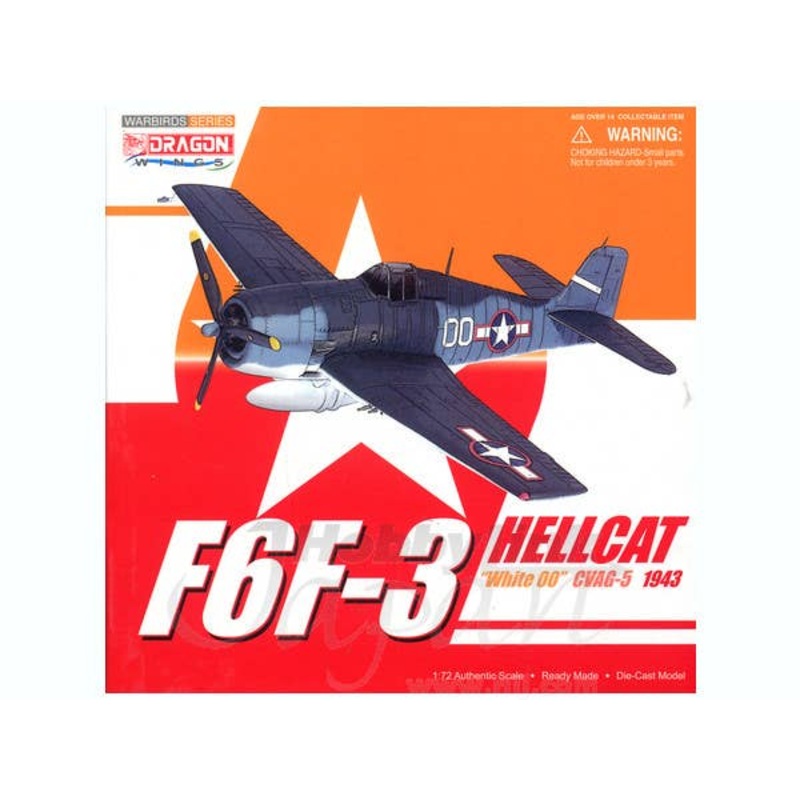 1/72 F6F-3 Hellcat White 00 Commander '43
