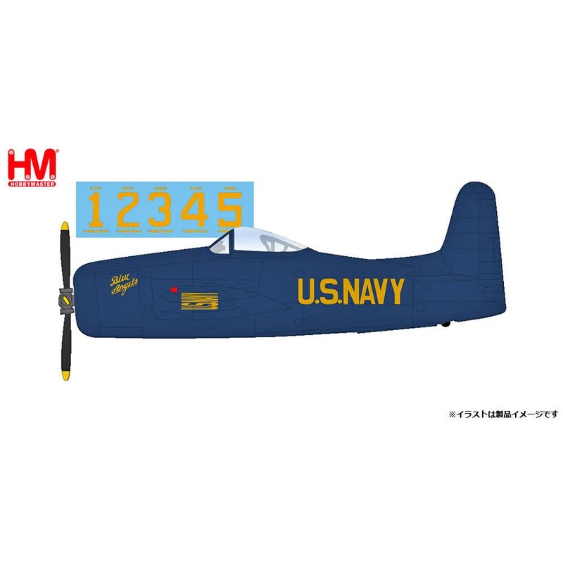 1/72 F8F-1B Bearcat Blue Angels 1946 Decal included version