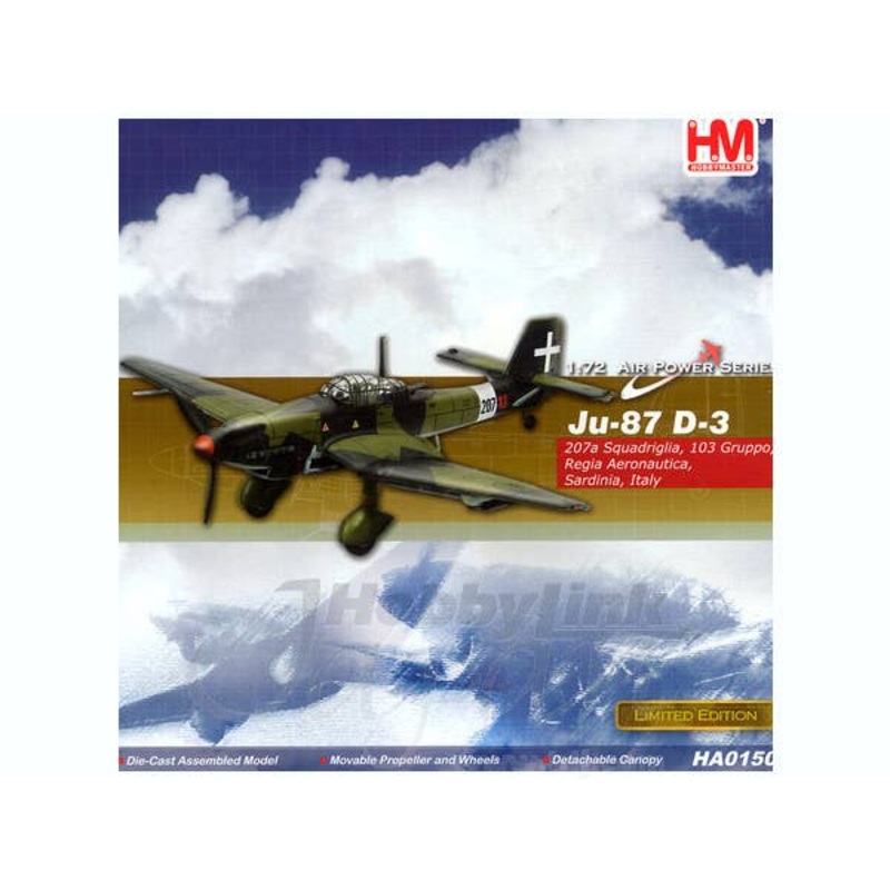 1/72 Ju87D-3 Stuka Italian Air Force
