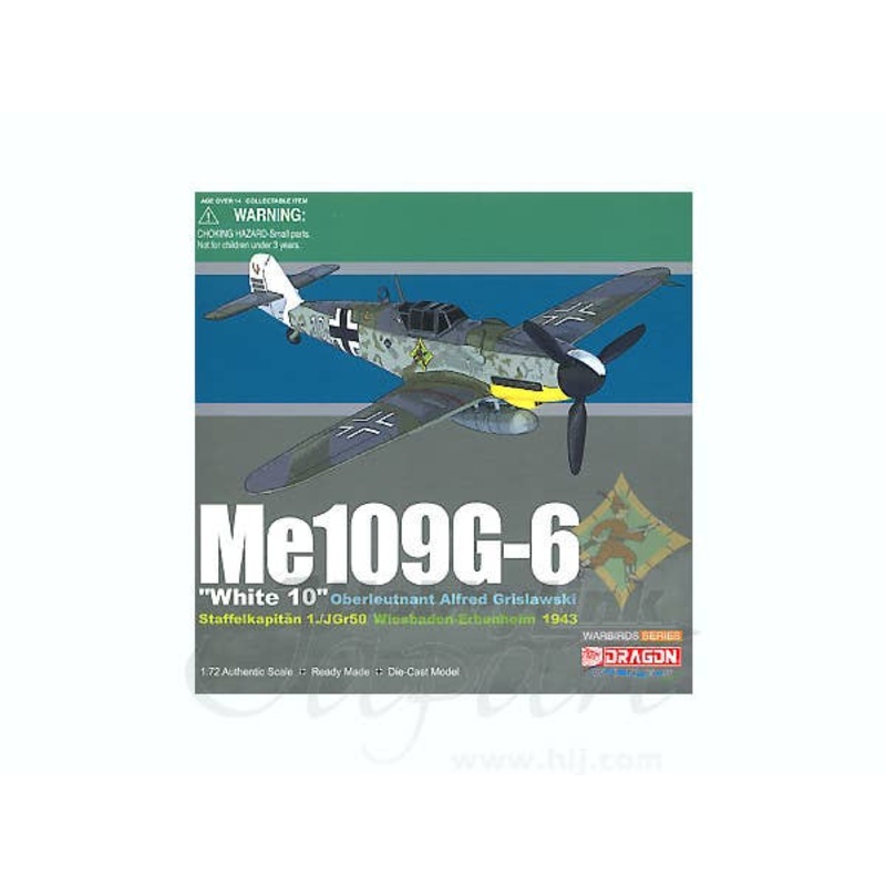 1/72 Me109G-6 White 10 J.Gr.50 A. Grista