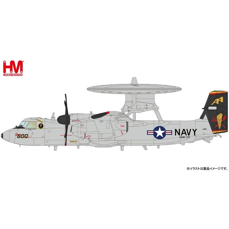 1/72 Northrop Grumman E-2C Hawkeye 163536, VAW-125 Tiger Tails, NAS Norfolk, Sept 2009