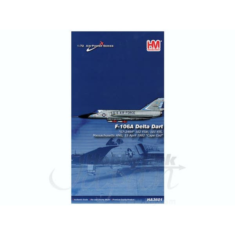 1/72 F-106A Delta Dart 57-2494 Massachusetts ANG 1982 Cape Cod