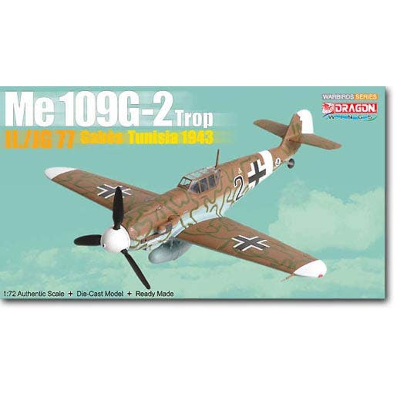 1/72 Me109G-2 Trop du 2/JG77 North Afrika